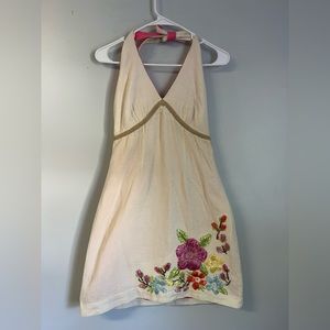 Lilly Pulitzer RARE Basketweave cross-stitch halter dress size 6